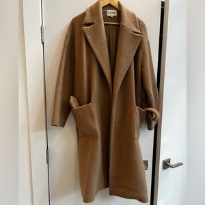 La Petite Francaise Wool belted coat